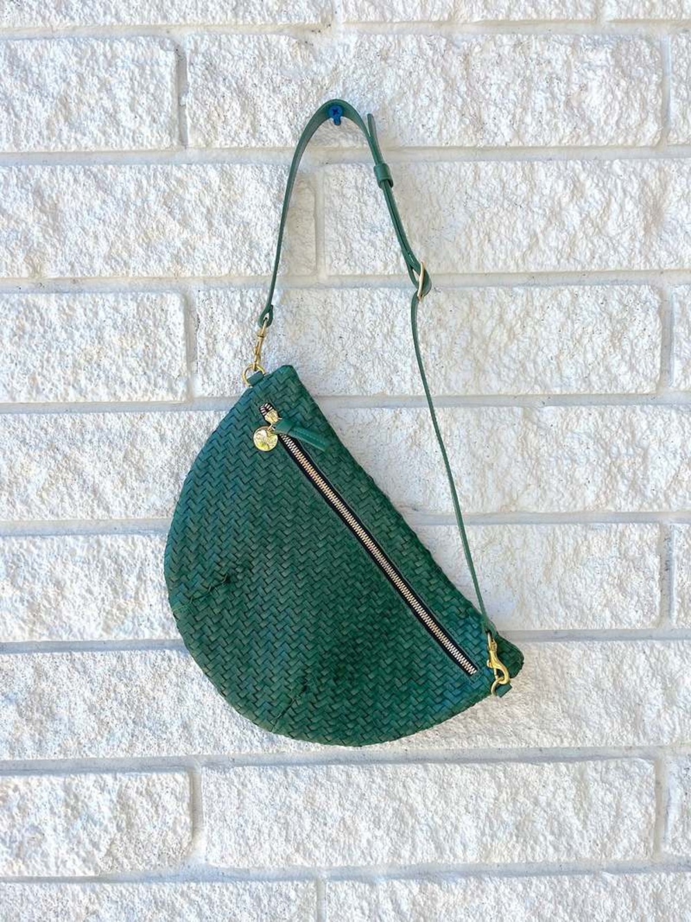 Clare V grande Fanny woven leather belt bag crossbody luxury minimalist fall